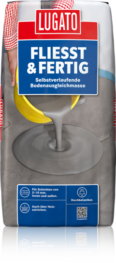 BODENAUSGLEICHSMASSE FLIESST & FERTIG